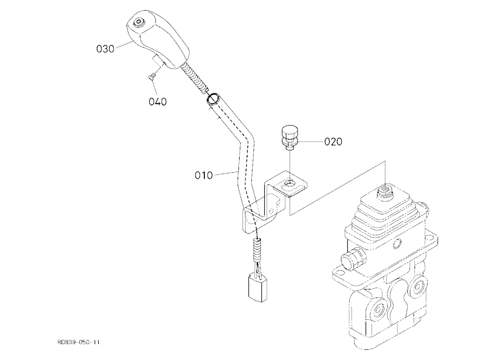 Control Lever (Blade) [Except Angle Blade Type]