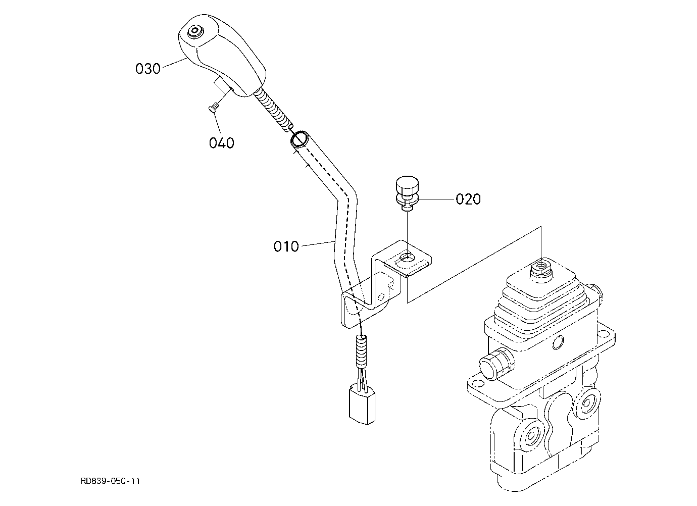 Control Lever (Blade) [Except Angle Blade Type]
