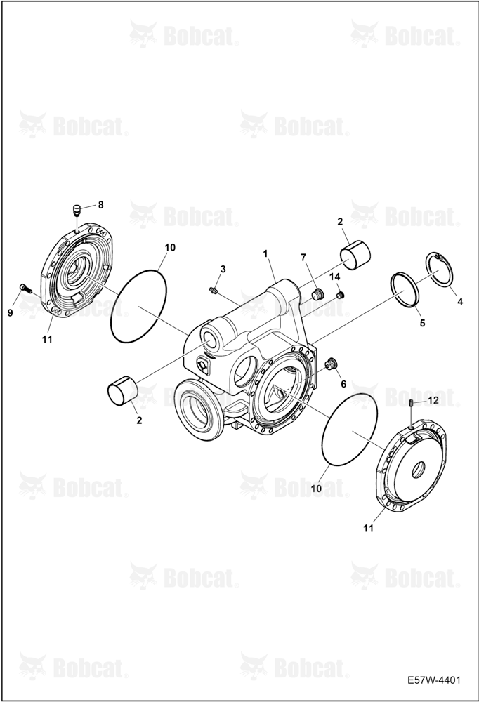 Housing (Front Axle)  AEFB11308 & Above