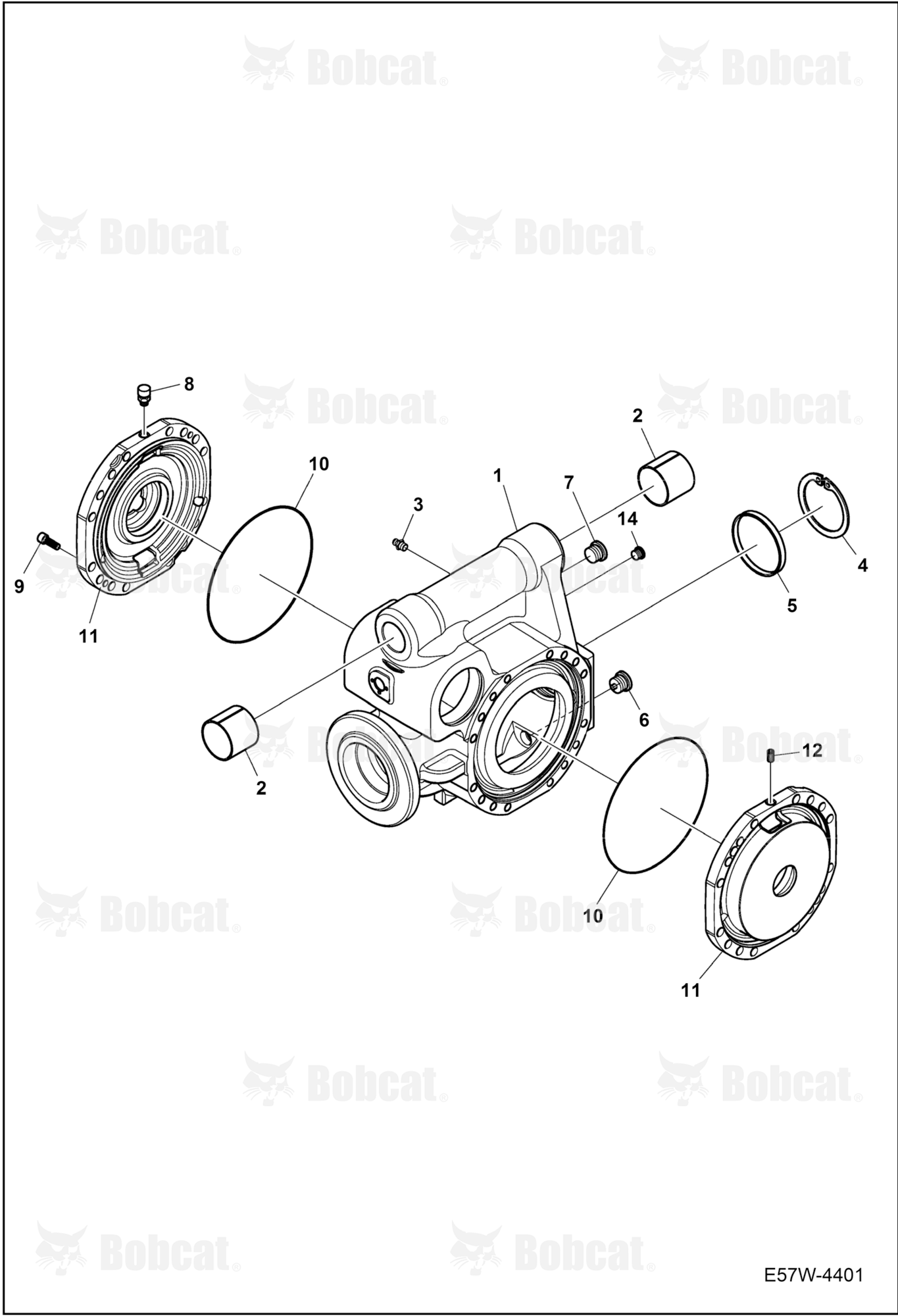 Housing (Front Axle)  AEFB11308 & Above