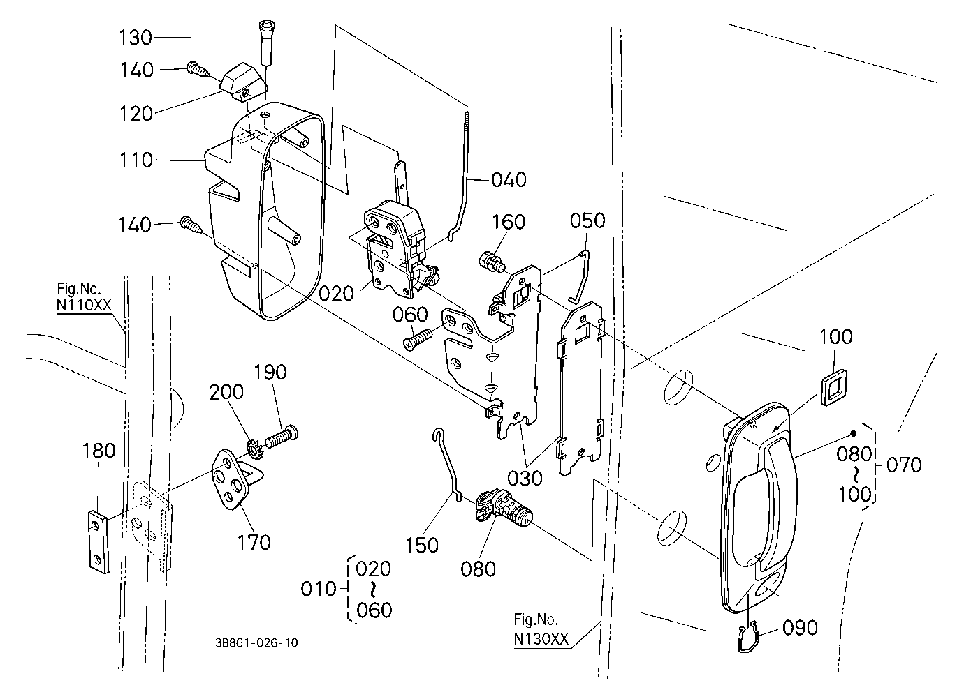 Door Lock Lh