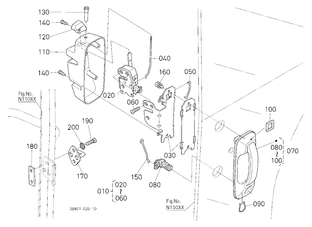 Door Lock Lh