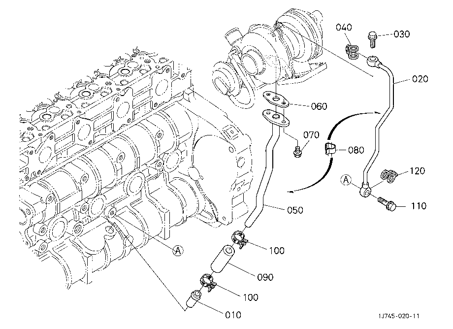Oil Pipe (Turbo Charger)