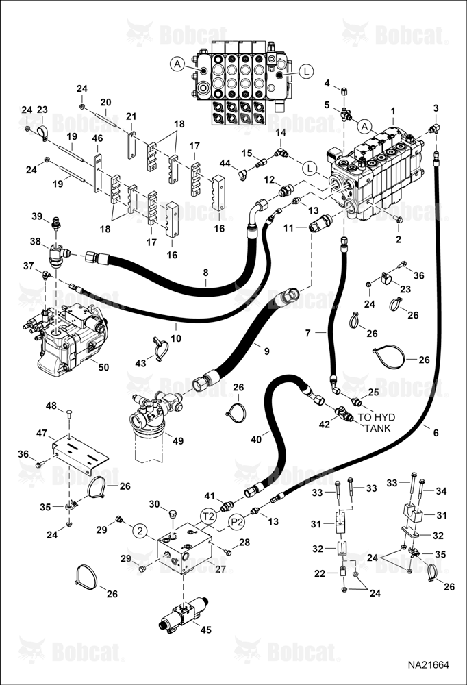 Hydraulic Circuitry (Control Valve & Manifold Block)