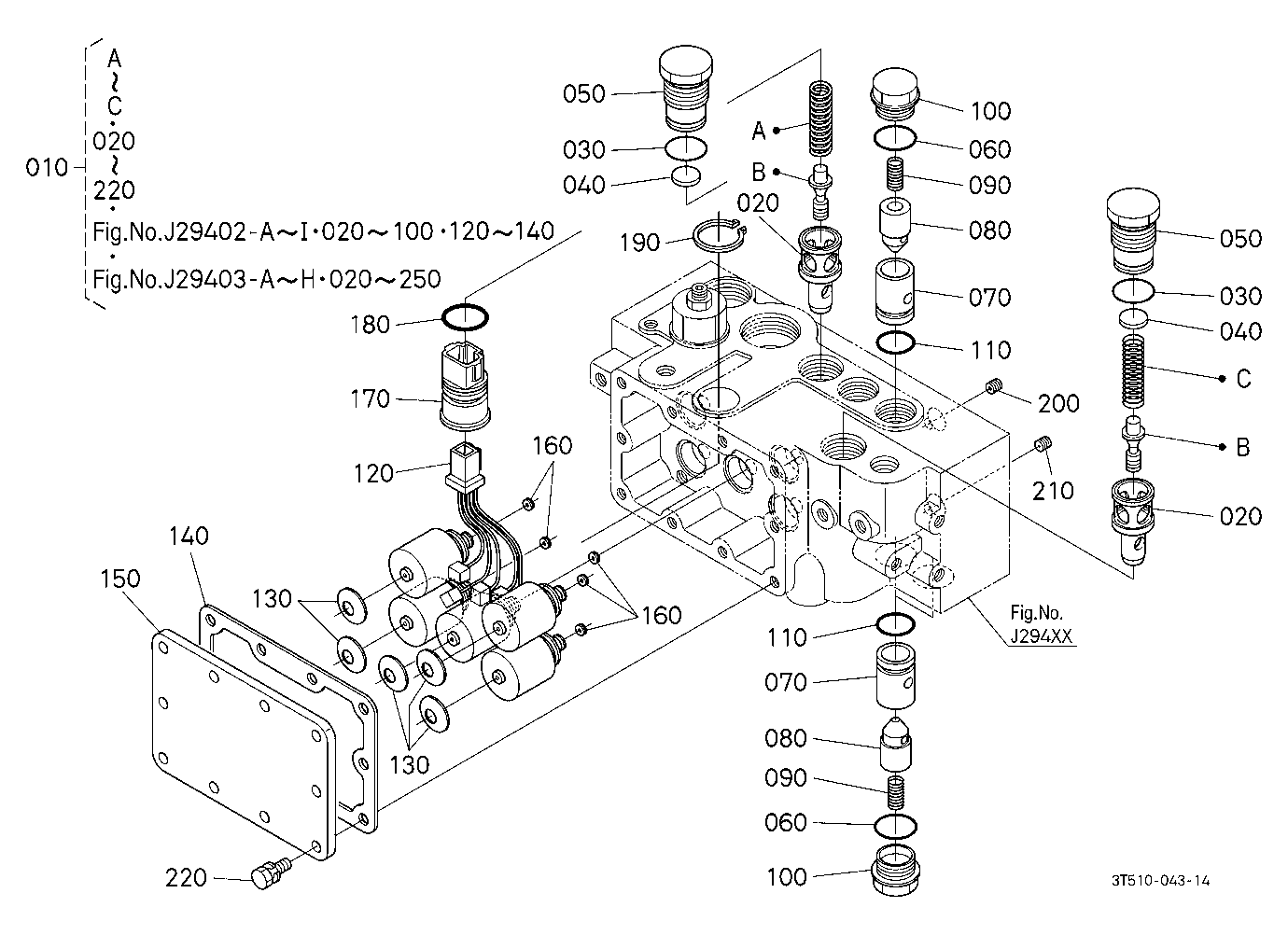 Front Suspension Valve (Relief/Check) [Component P