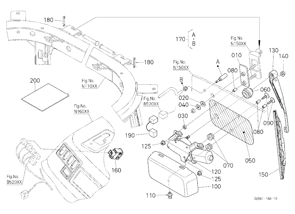Rear Wiper Kit [Option]