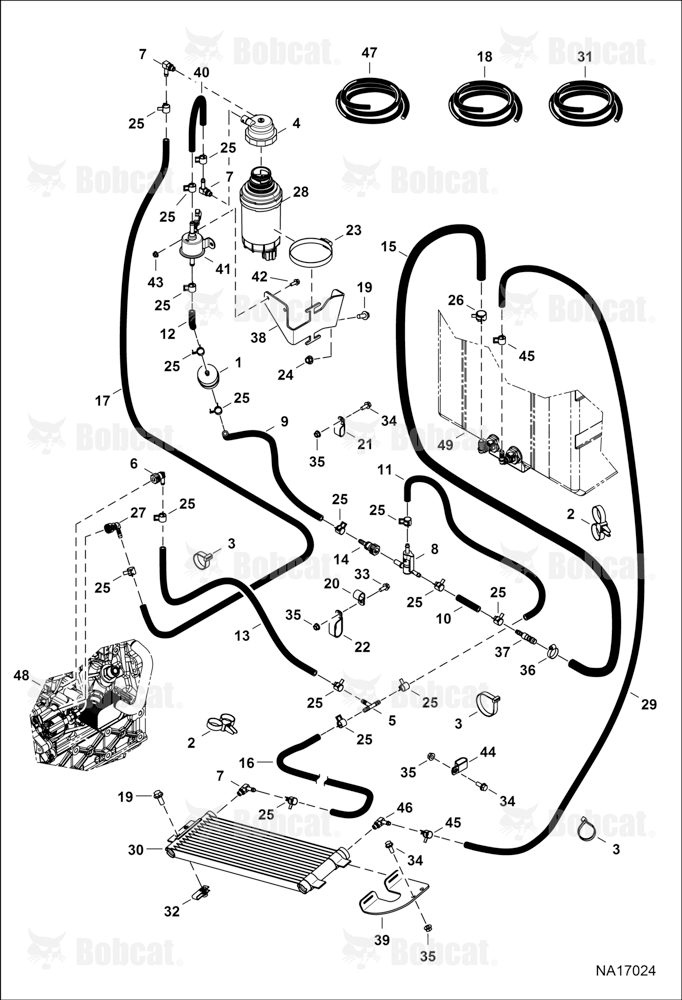 Engine & Attaching Parts (Fuel System) B3YD15103 & Above, B3YF15053 & Above, B3Z815067 & Above, B3ZH15002 & Above