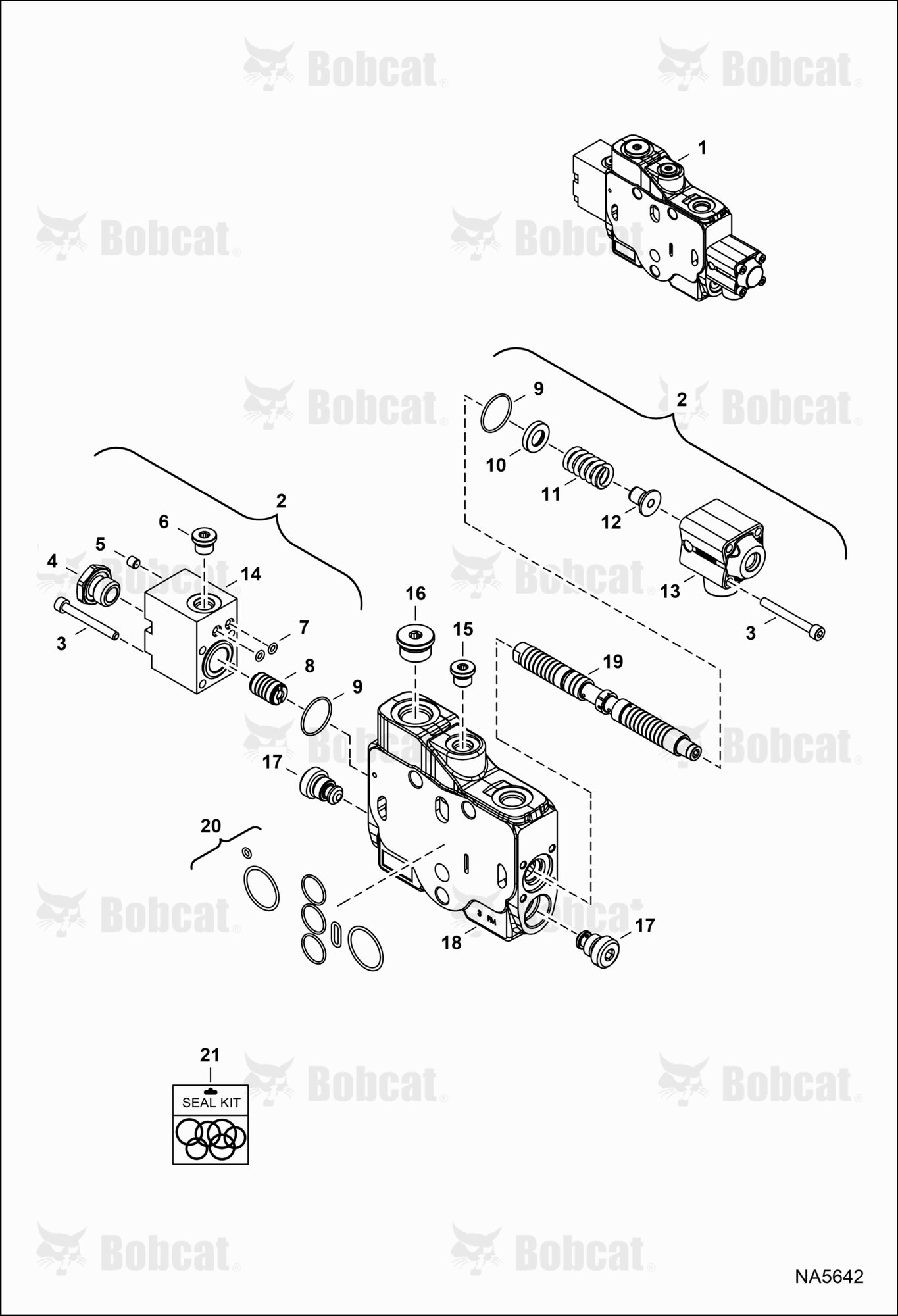 Hydraulic Control Valve (Boost Section)