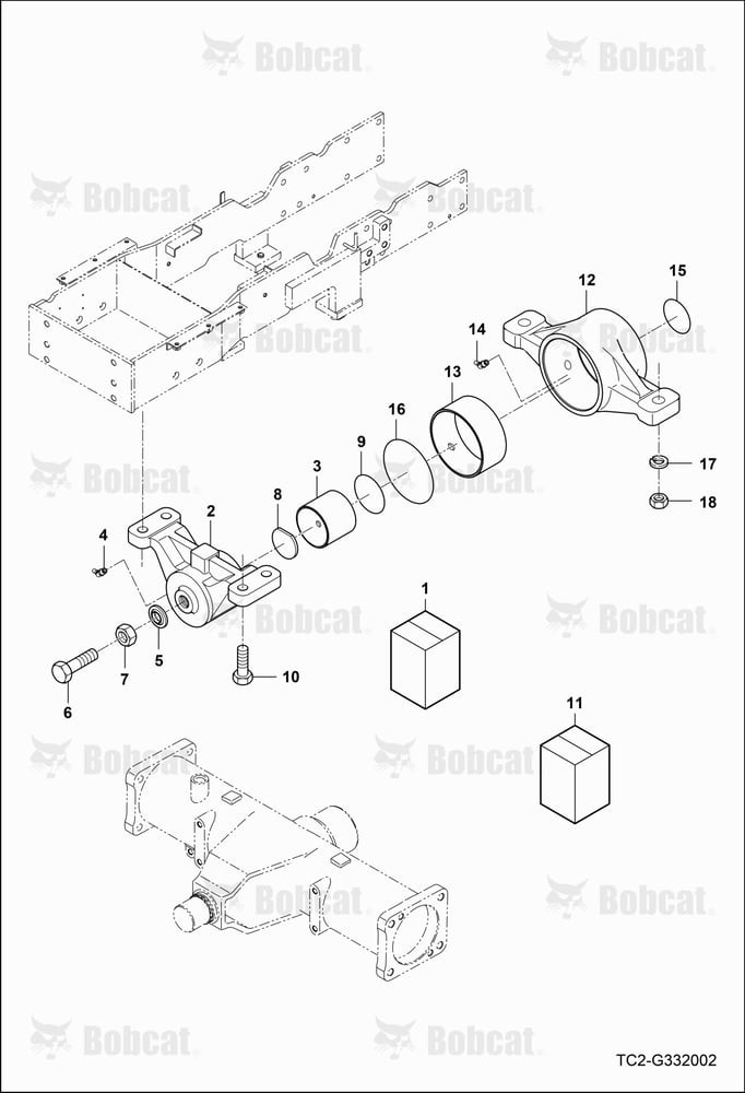 Front Axle Bracket Group