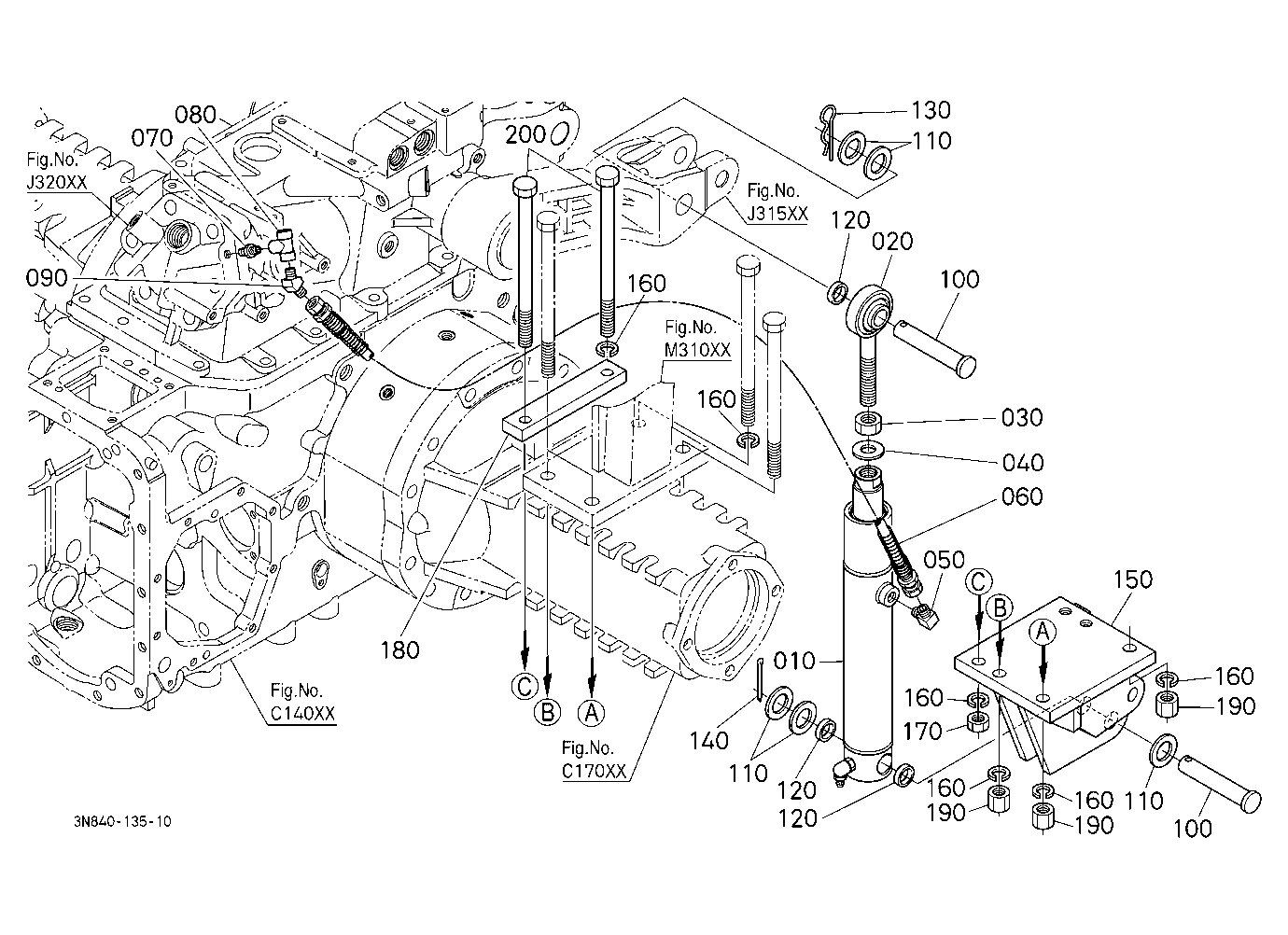 Assist Cylinder Kit Lh (W/G No.M9269B) [Option]