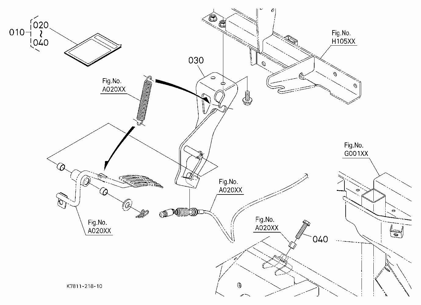 ACCELERATOR BRACKET KIT [OPTION]