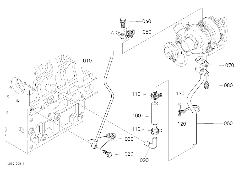 Oil Pipe (Turbo Charger)