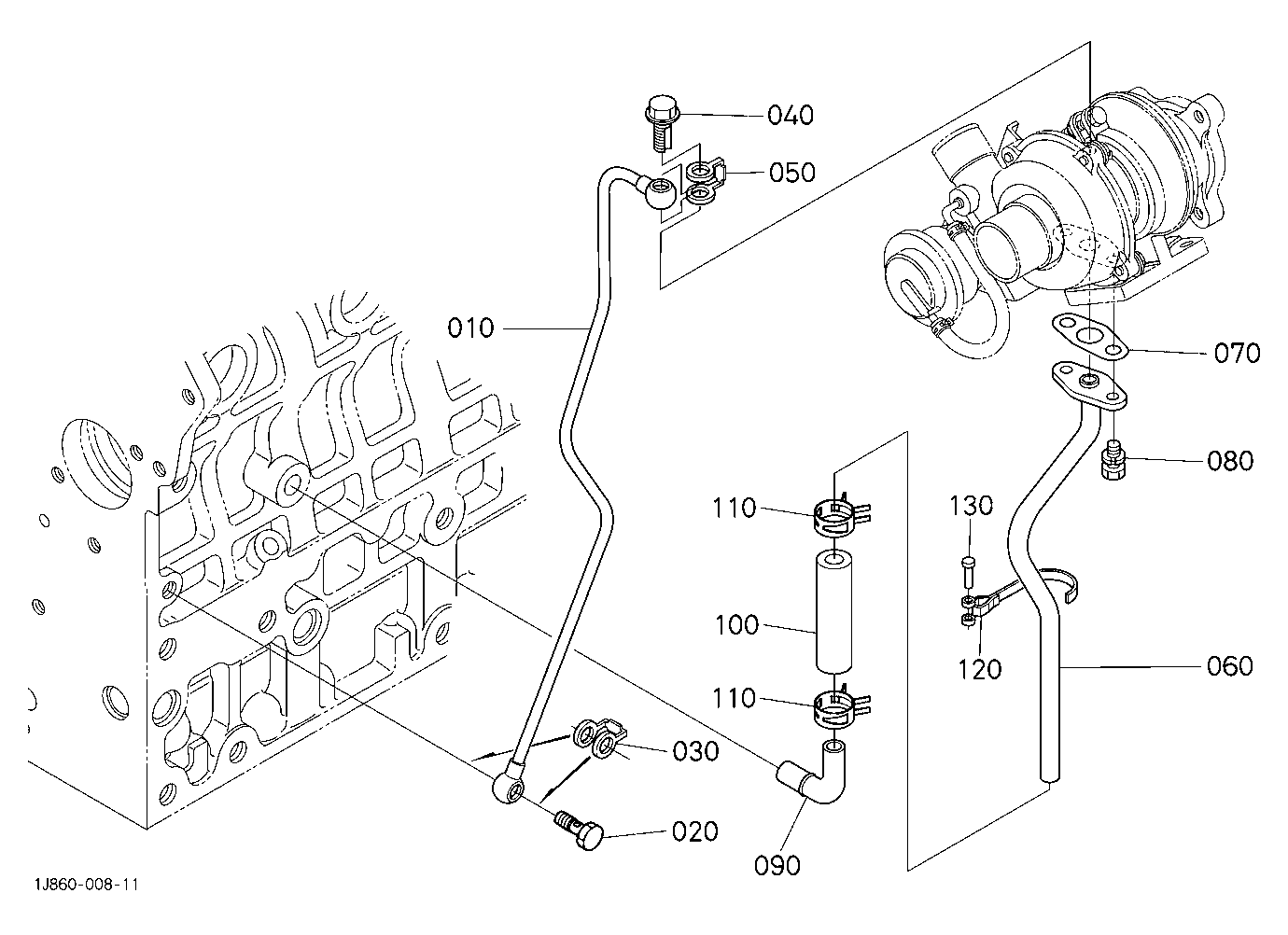 Oil Pipe (Turbo Charger)