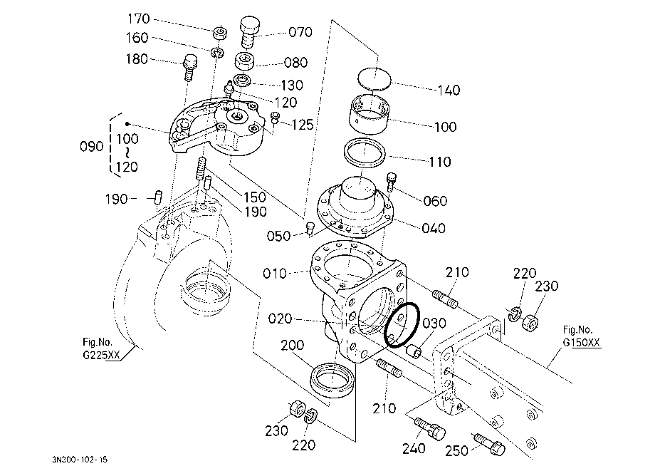 Bevel Gear Case Rh