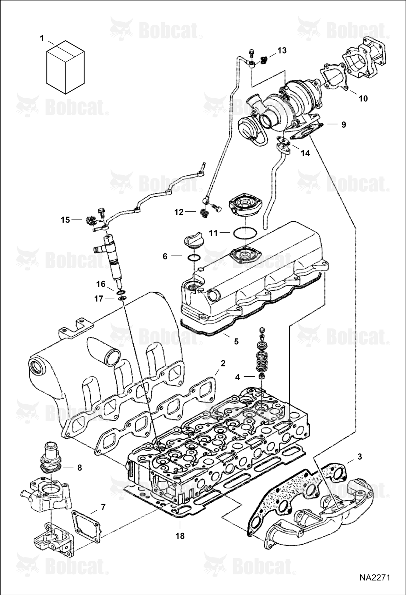 Upper Gasket Kit (Kubota - V2003TMDI - Tier II)