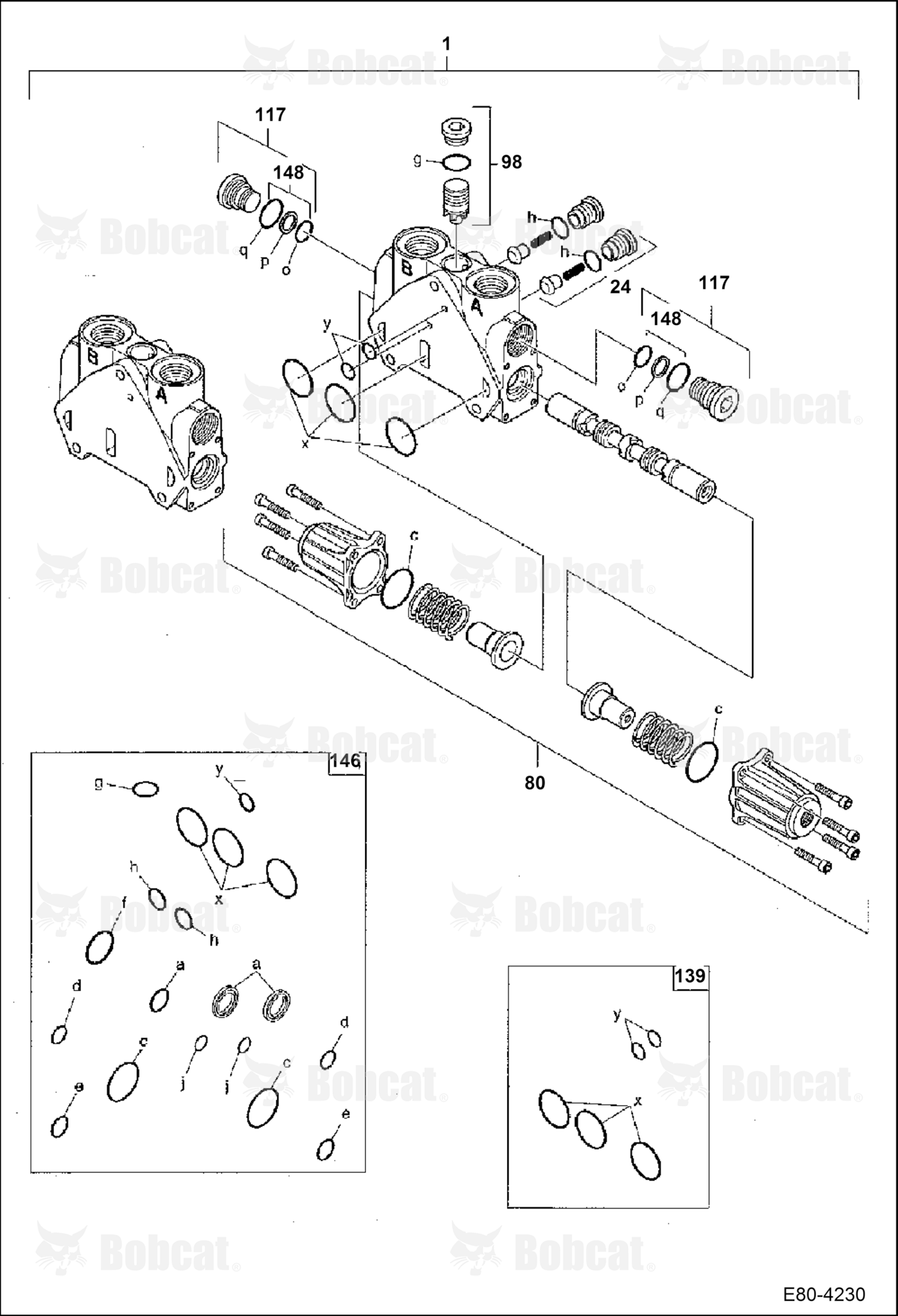 Valve Section (RH Travel Section)