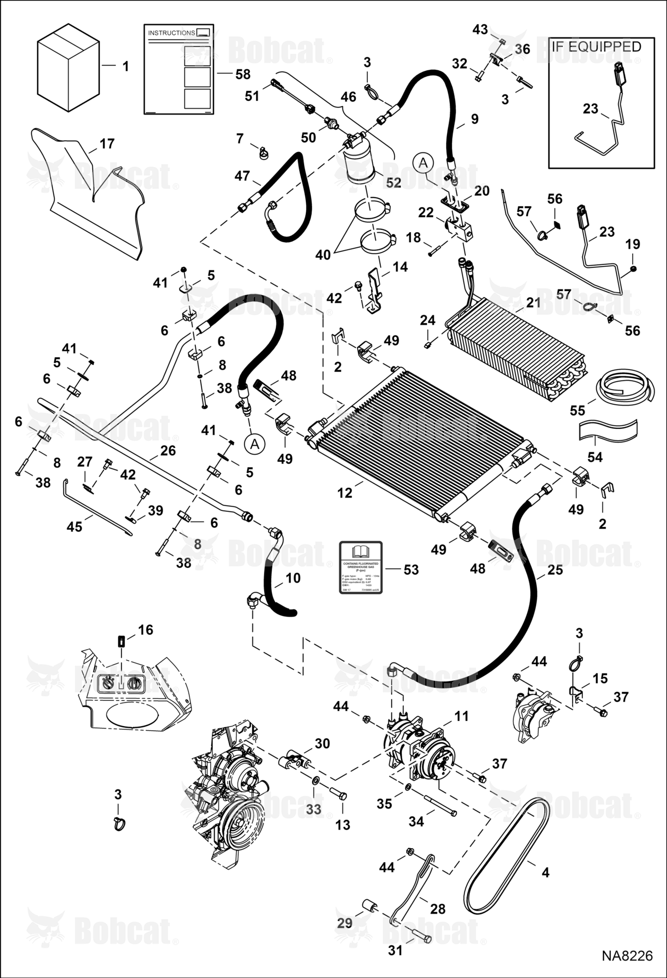 Heater & A/C (A/C Kit)  AZNE11135 & Above