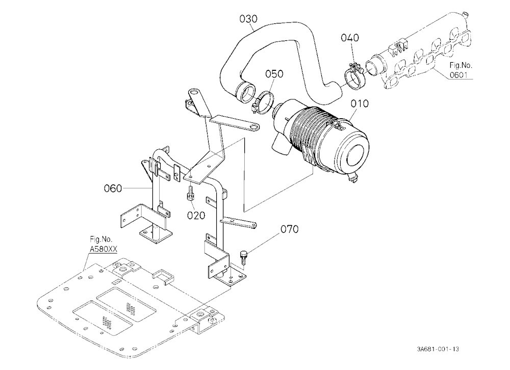 Air Cleaner [A] [Cab Type] [Old Type]