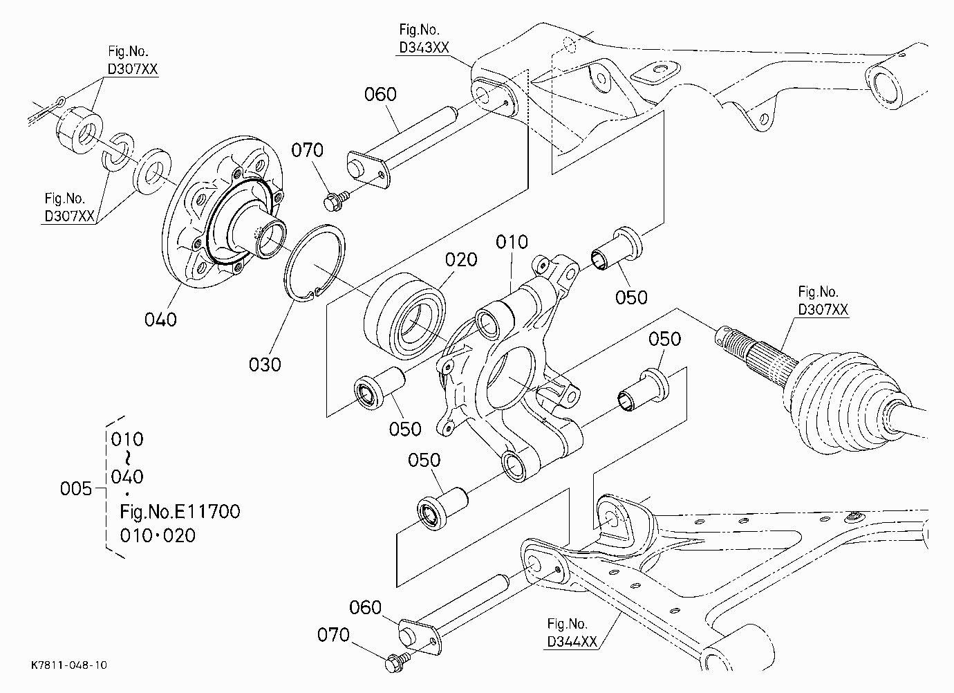 REAR AXLE (RIGHT)
