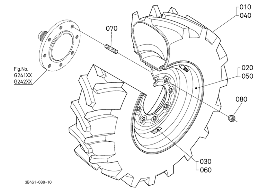 Front Wheel (9.5-16 R1)