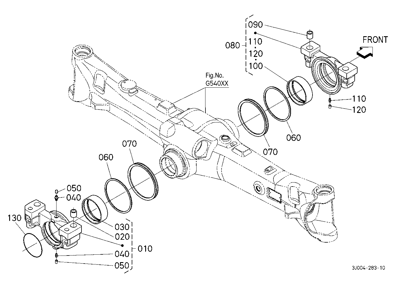 Front Axle Bracket [Front Axle Component] [W/O Fro