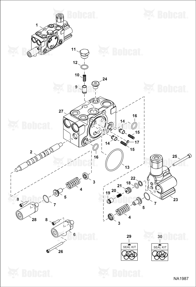 Hydraulic Control Valve (Boom Section)