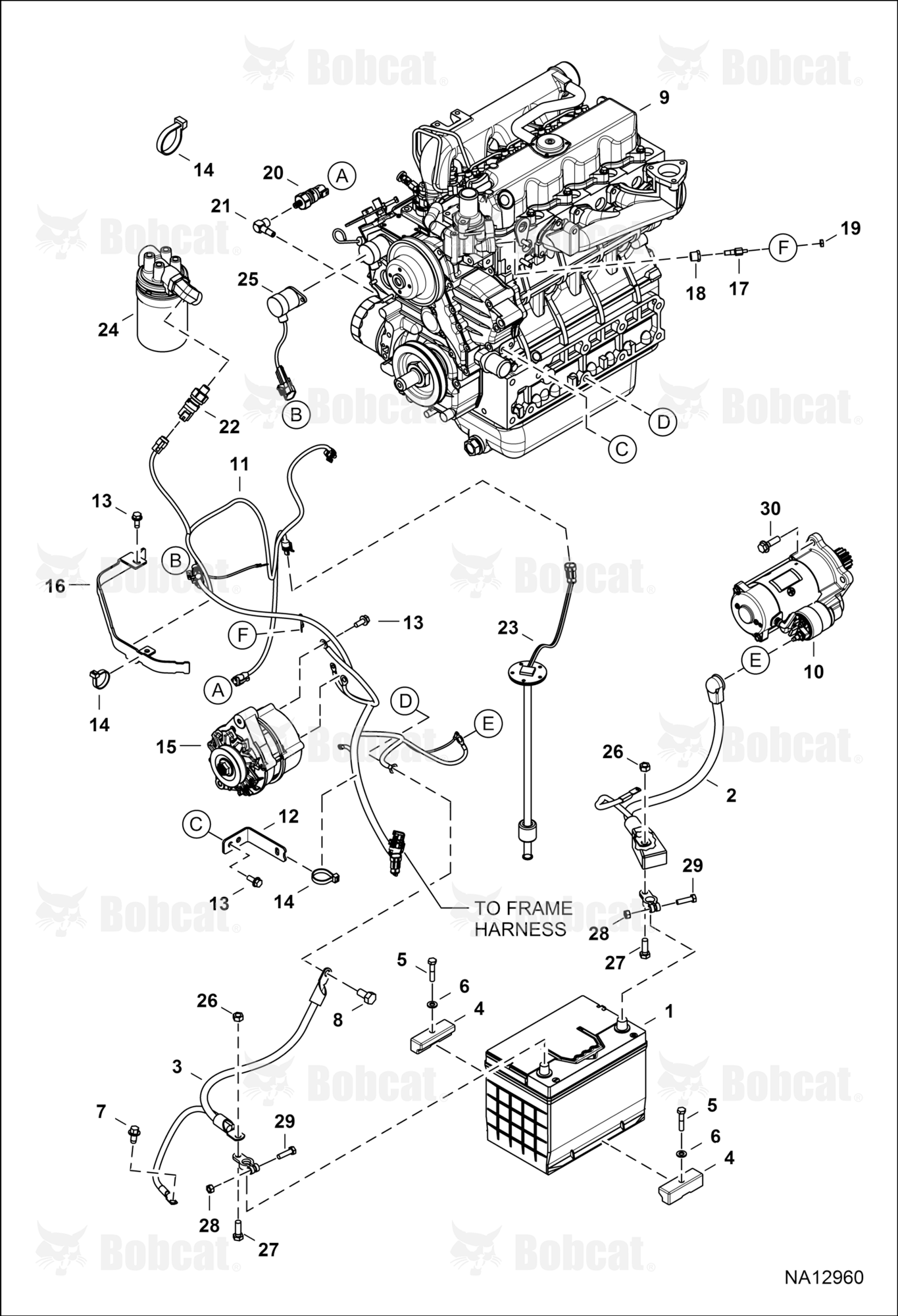Engine Electrical Circuitry (Engine Sensors, Battery, ALT & Starter)