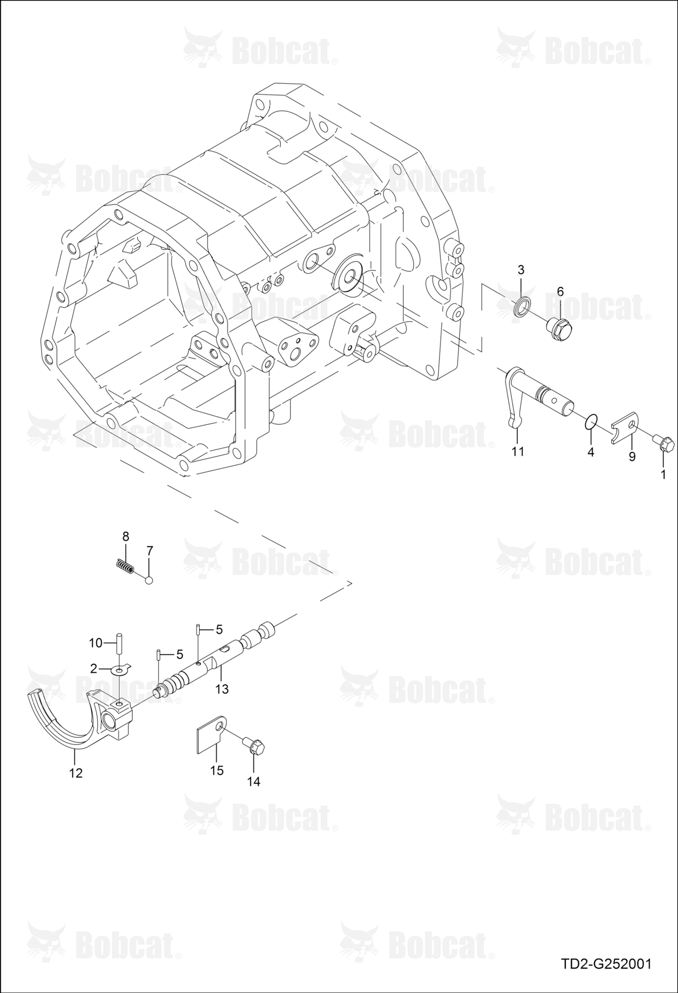 Shuttle Shift Fork Group