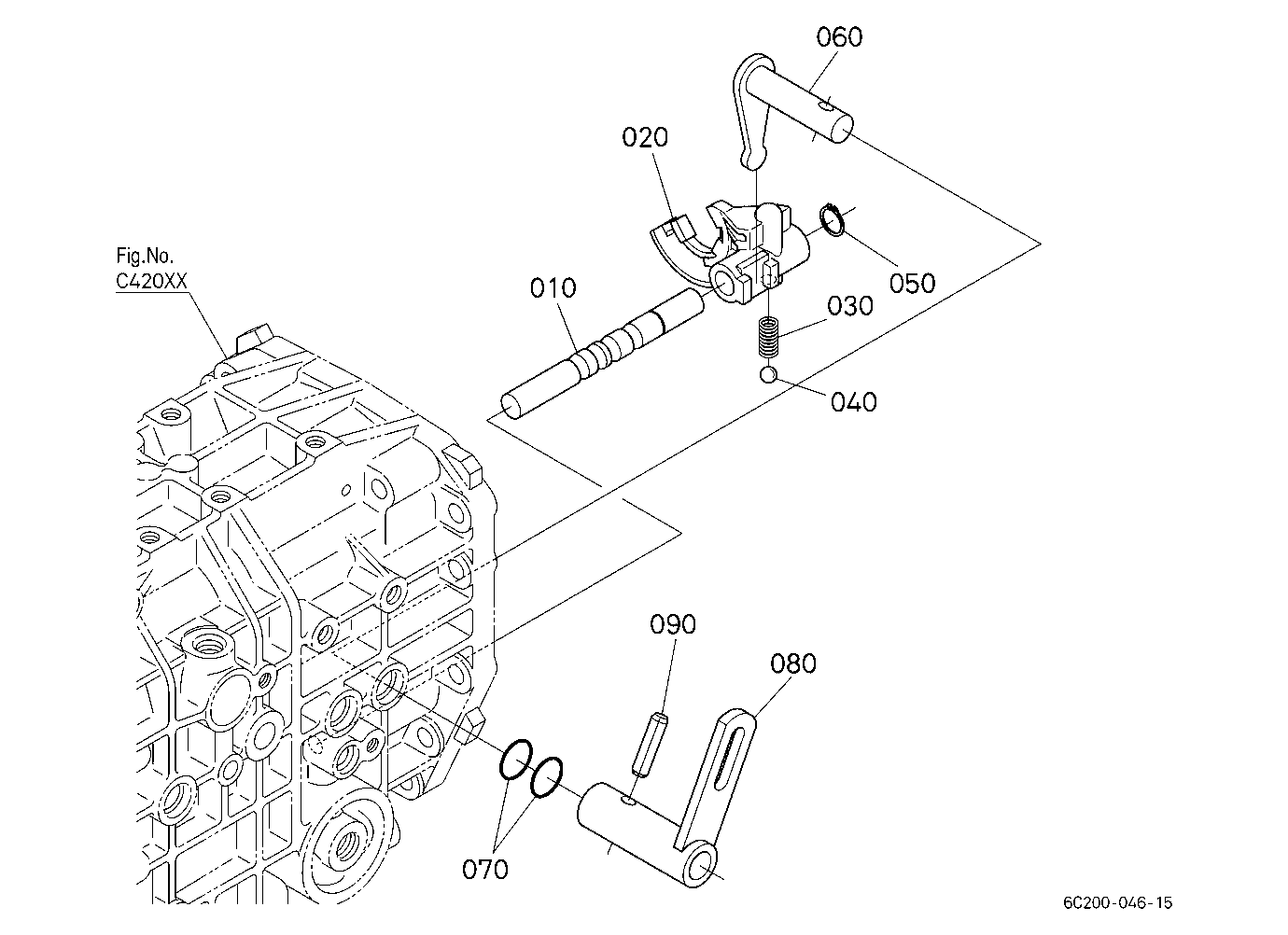 Range Gear Shift Fork