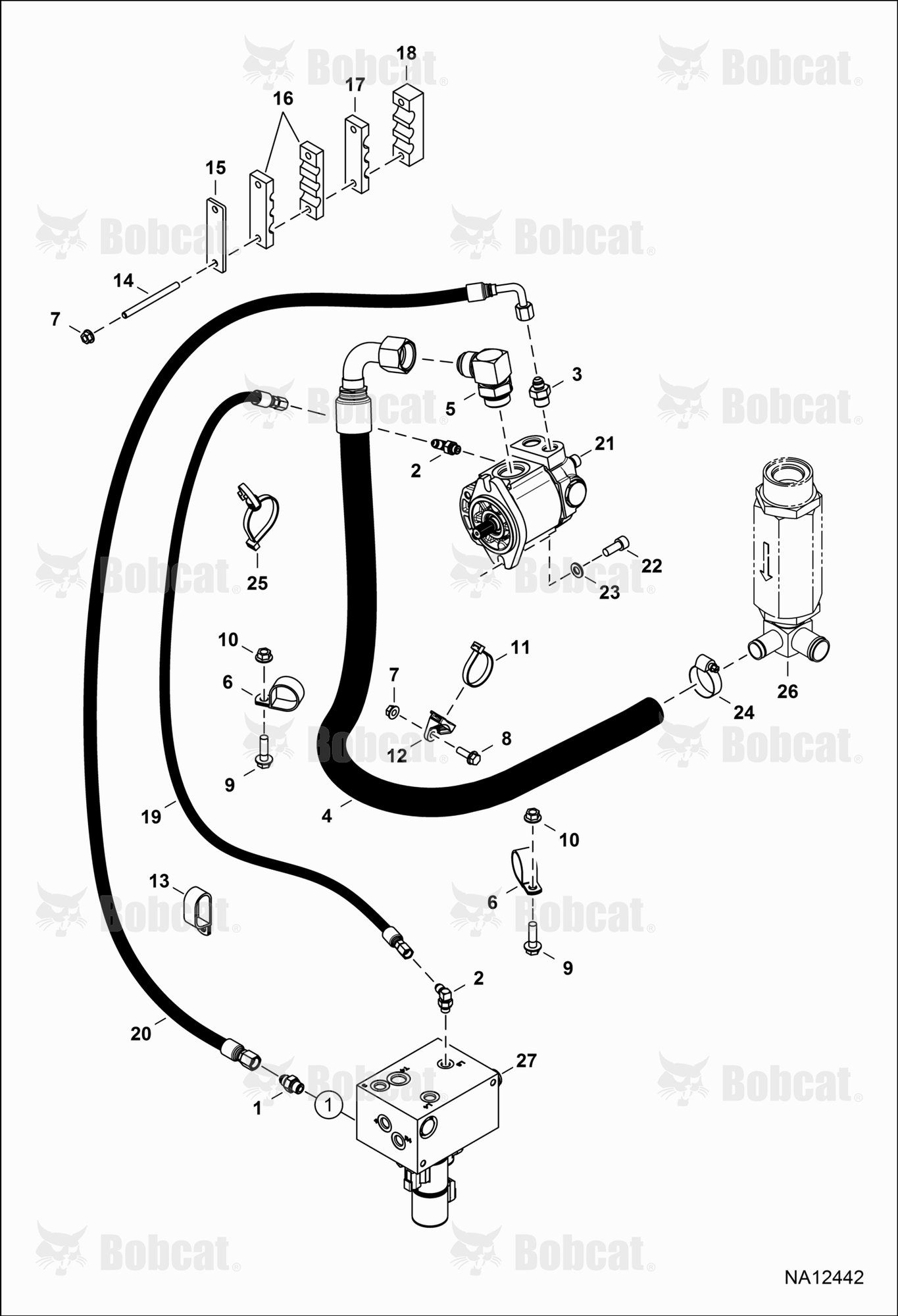 Hydraulic Circuitry (Fan Pump)