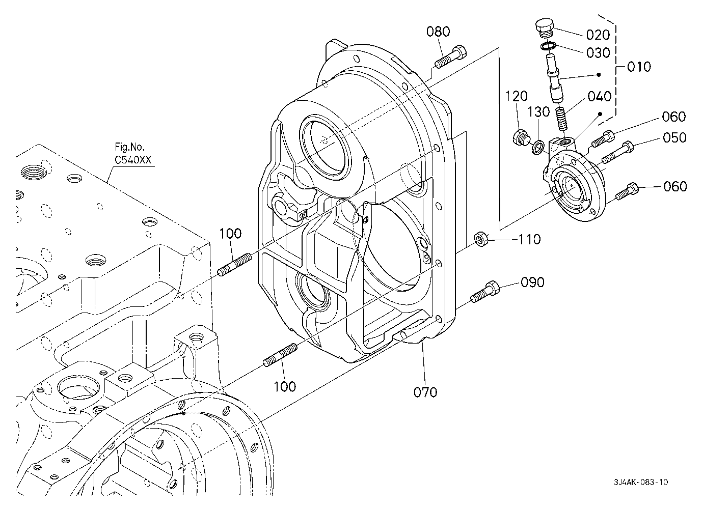 Pto Shaft Housing