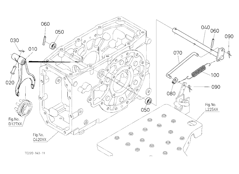 Differential Lock Shift Fork [Hst Type]