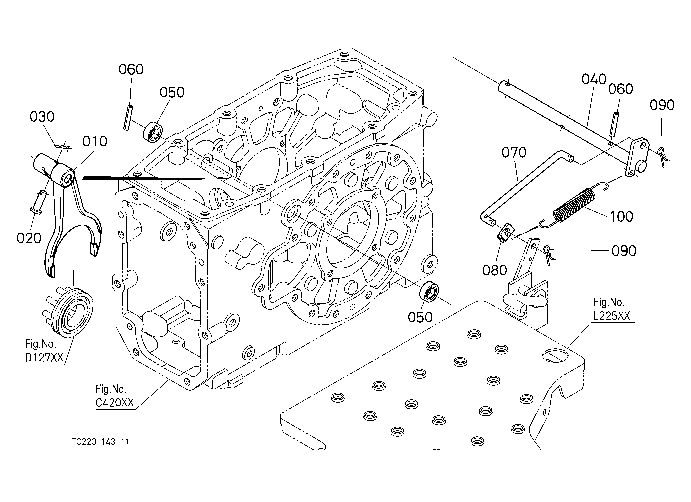Differential Lock Shift Fork