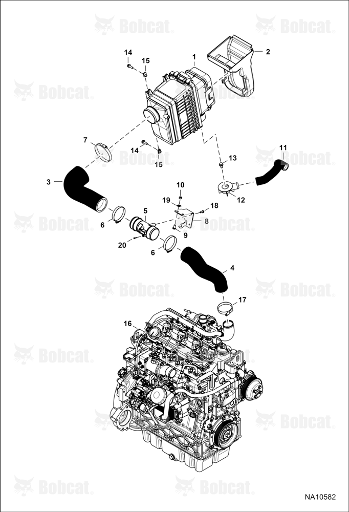 Engine & Attaching Parts (Air Cleaner)