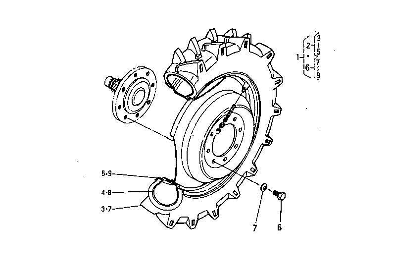 Front Wheel (9.5-20) [M7500Dt-A-Cl]