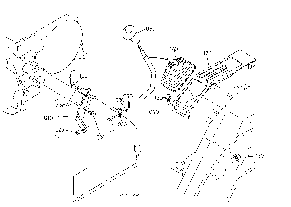 Main Gear Shift Lever [Manual T/M Type]