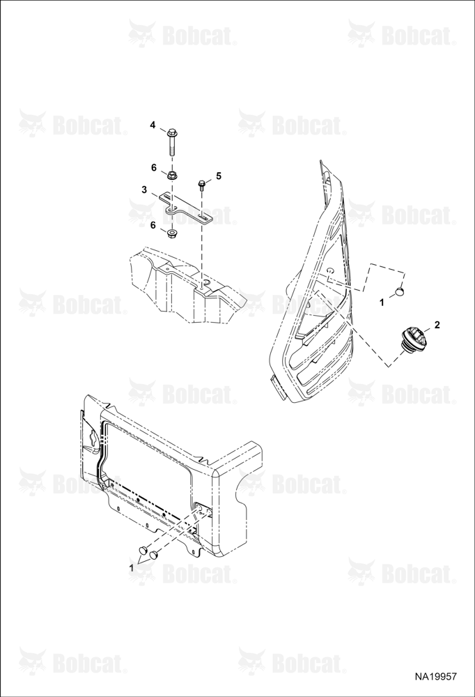Operator CAB (Fuel Cover & Rear Door)