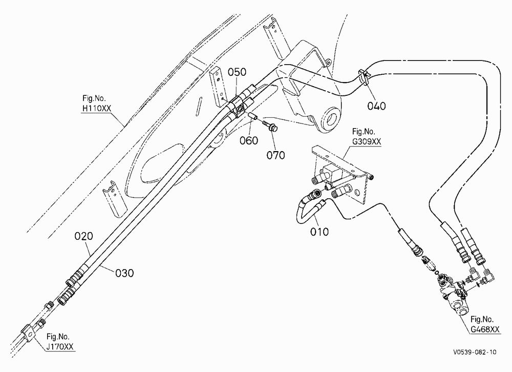 OIL PIPING (HITCH REAR)