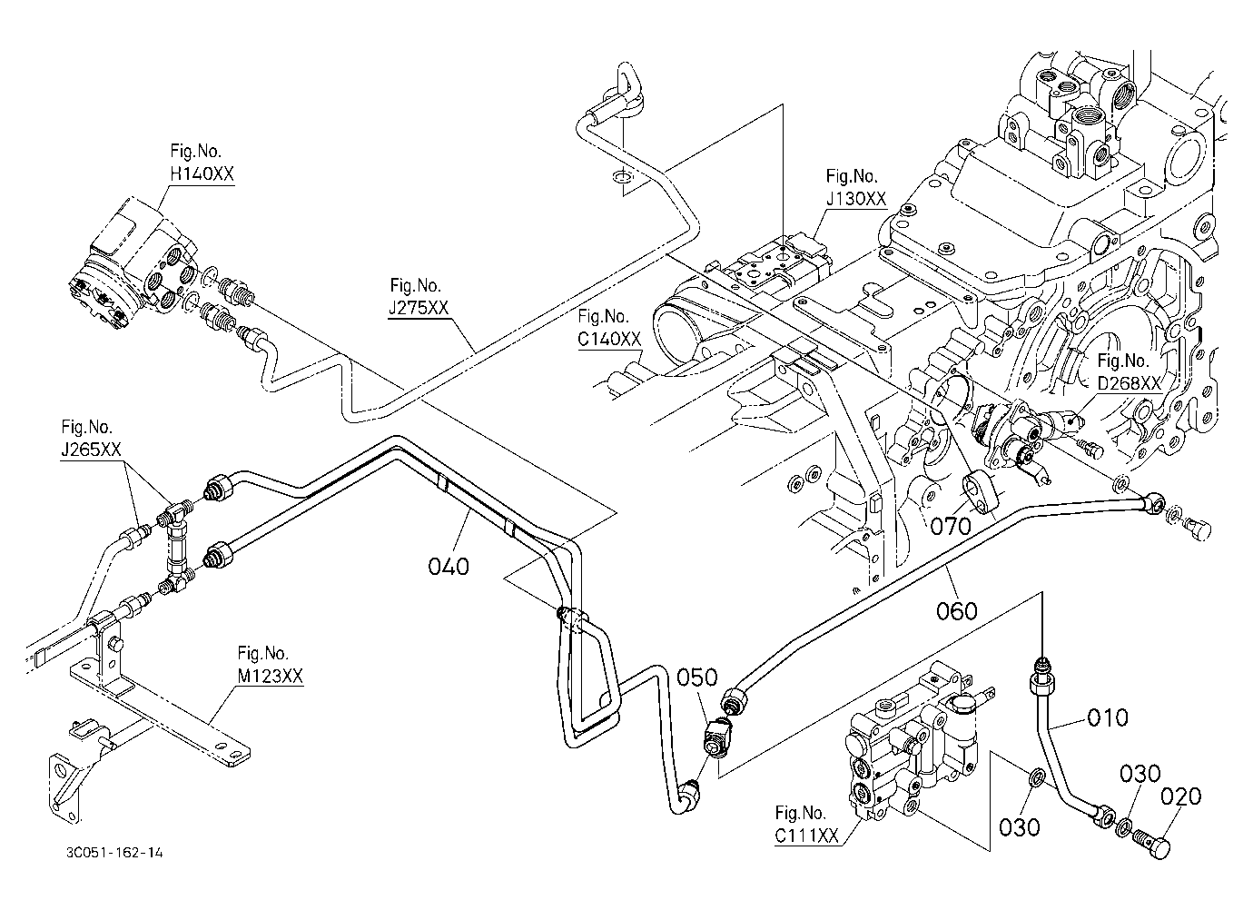 Hydraulic Oil Line (Shuttle/Pto) [New]