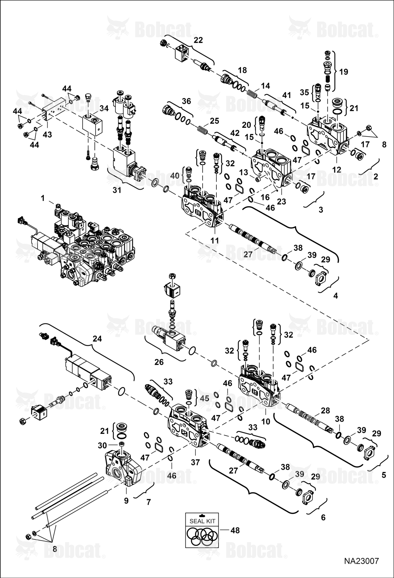 Hydraulic Control Valve (Assembly) (Multi Purpose)