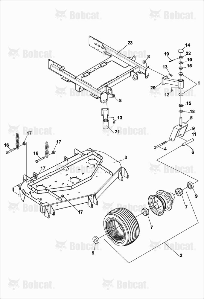 Cradle & Caster Assembly