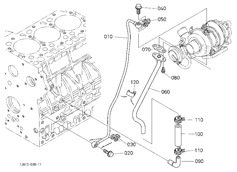 Oil Pipe (Turbo Charger)
