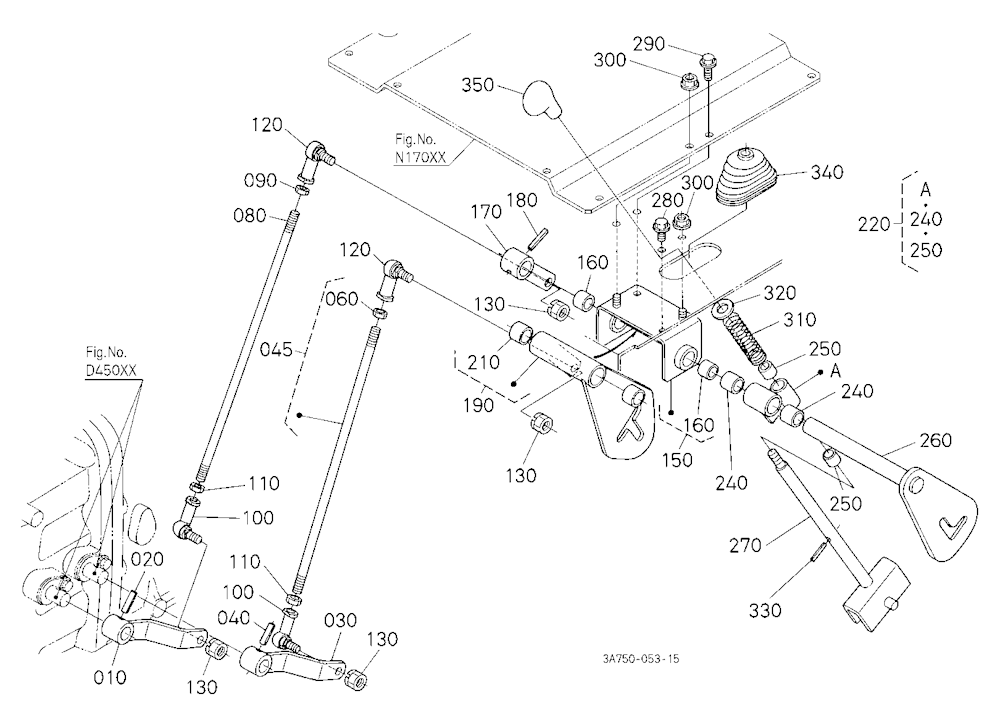 Range Gear Shift Lever/Creep Gear Shift Lever [Ca]