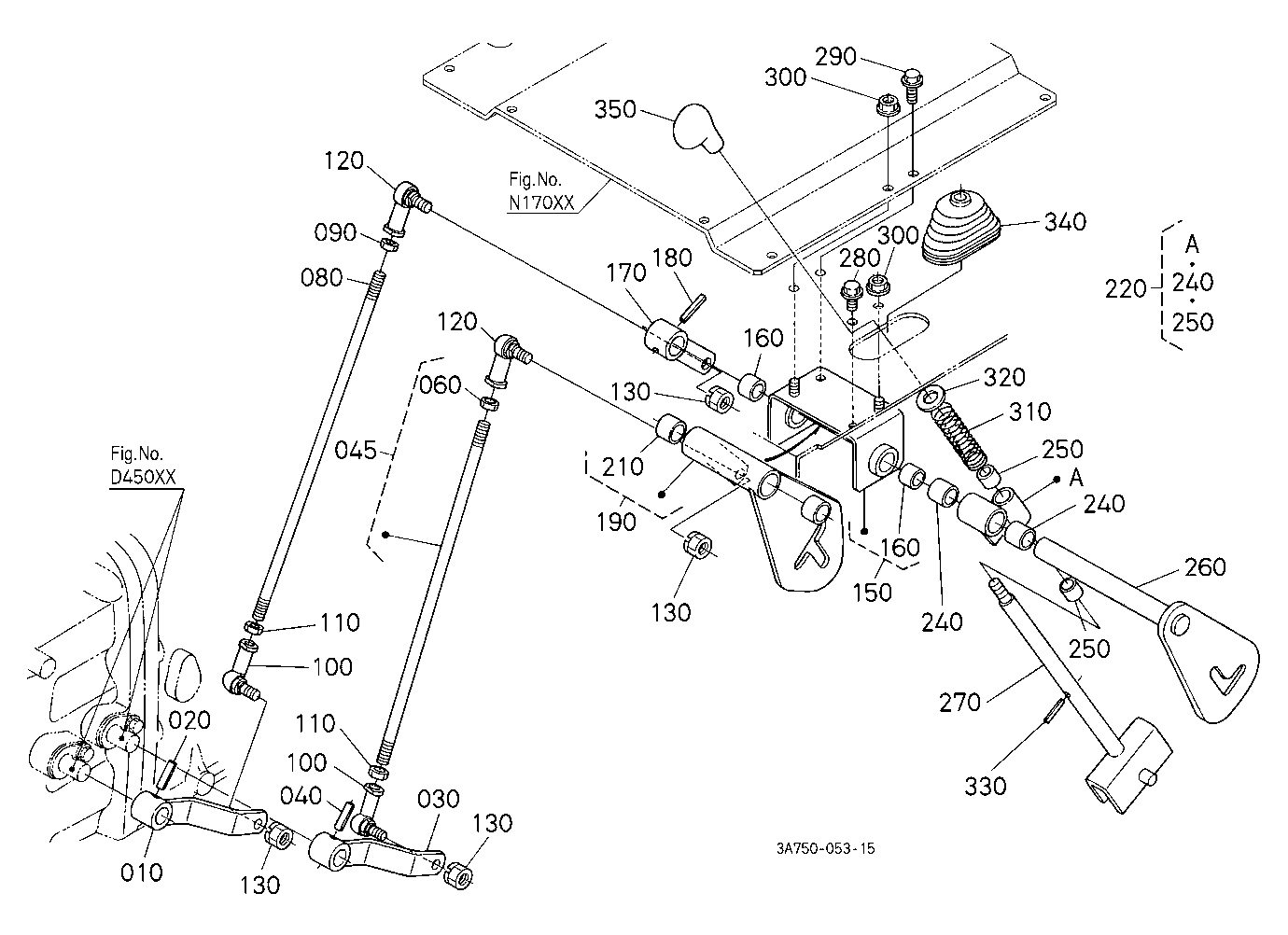 Range Gear Shift Lever/Creep Gear Shift Lever [Ca]