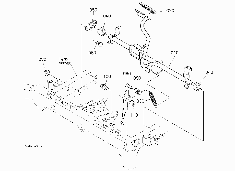 PARKING BRAKE PEDAL