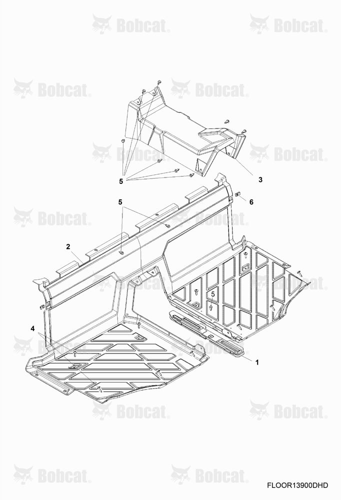 BODY, Floor (W/O Cab)