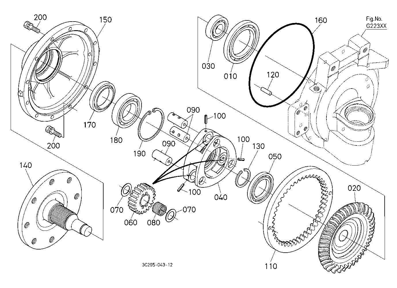 Front Axle Lh