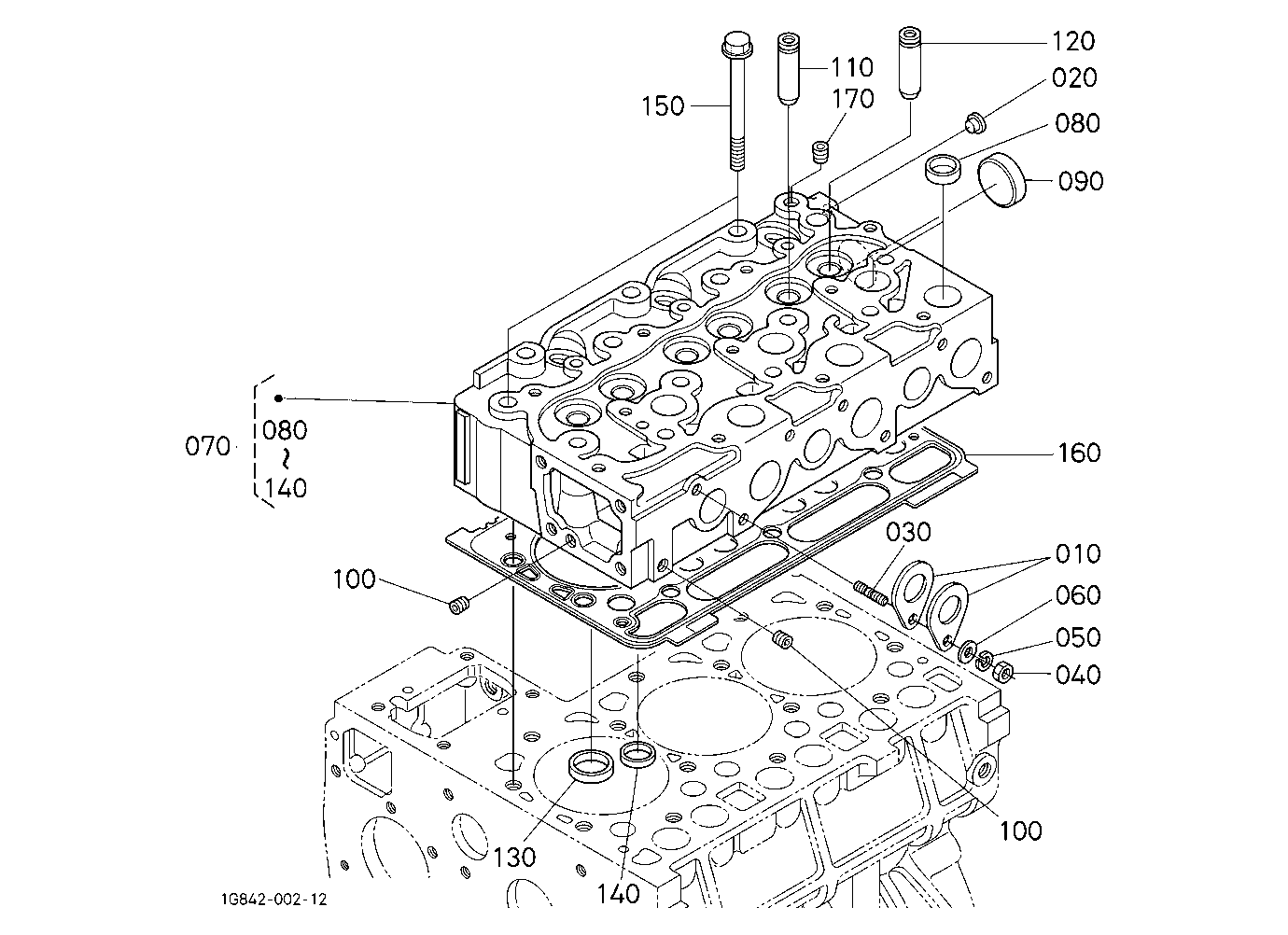 Cylinder Head [D1703-M-E2-Gst1(Hst1), D1803-M-E2-G