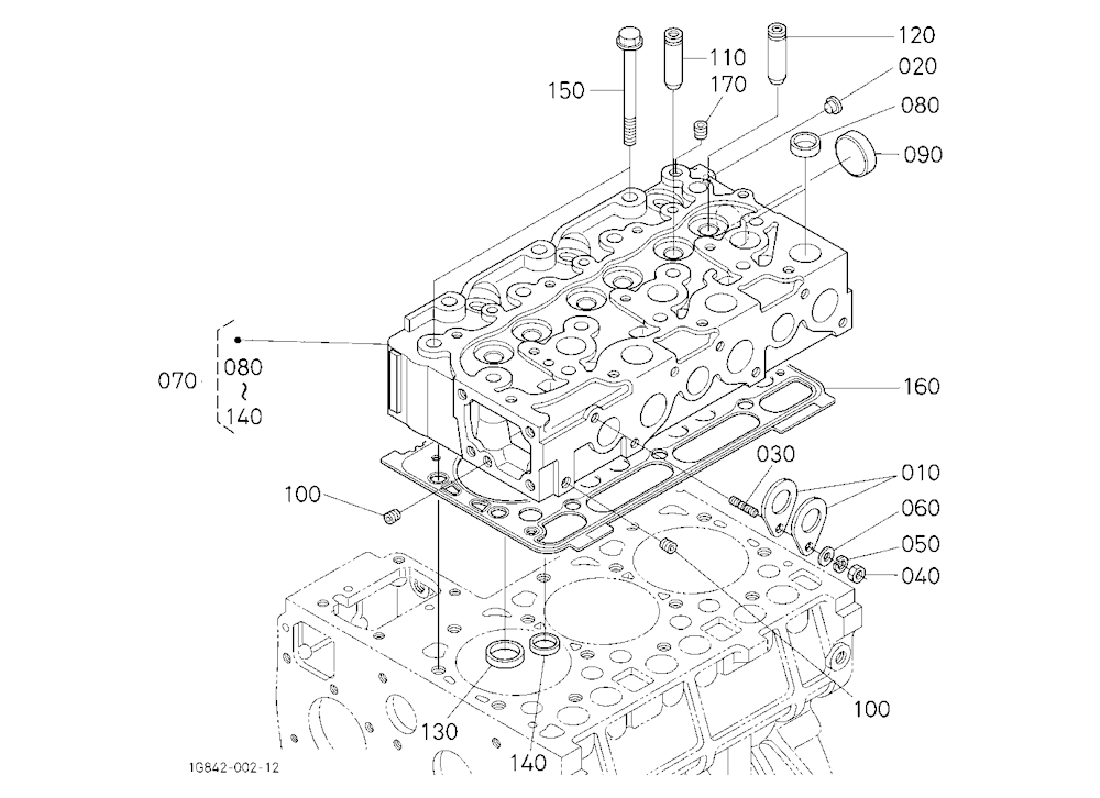 Cylinder Head [D1703-M-E3-Hst1] [D1803-M-E3-Hst1]