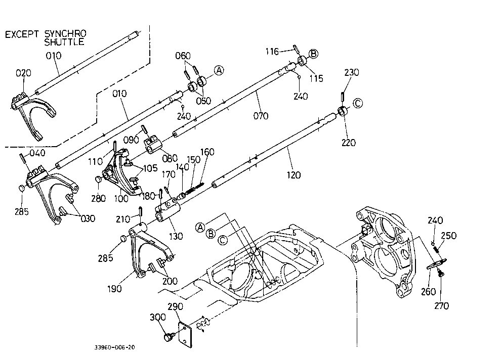 Main Gear Shift Fork